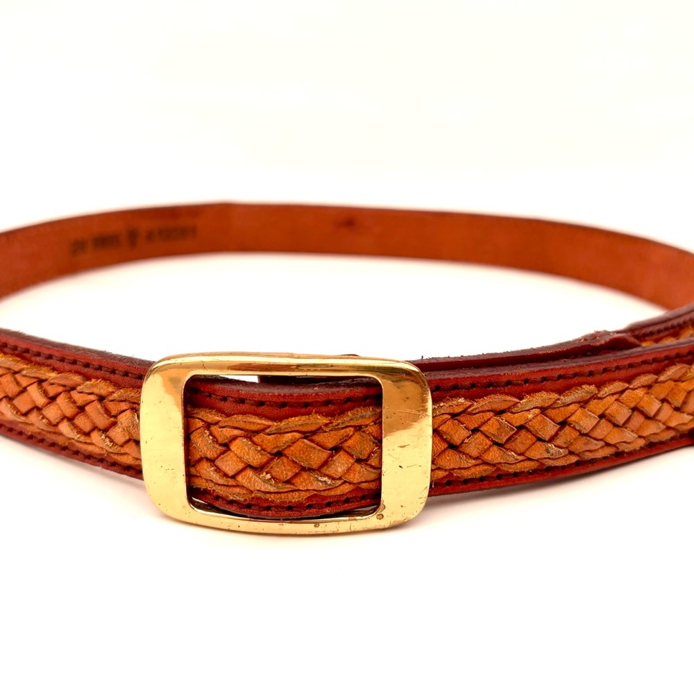 Frye Woven Texture Belt